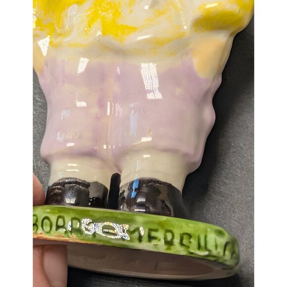 Vtg Raggedy Andy Ceramic Figurine 1974 THE BOBBS MERRILL CO Glazed Red Hair - Picture 8 of 9